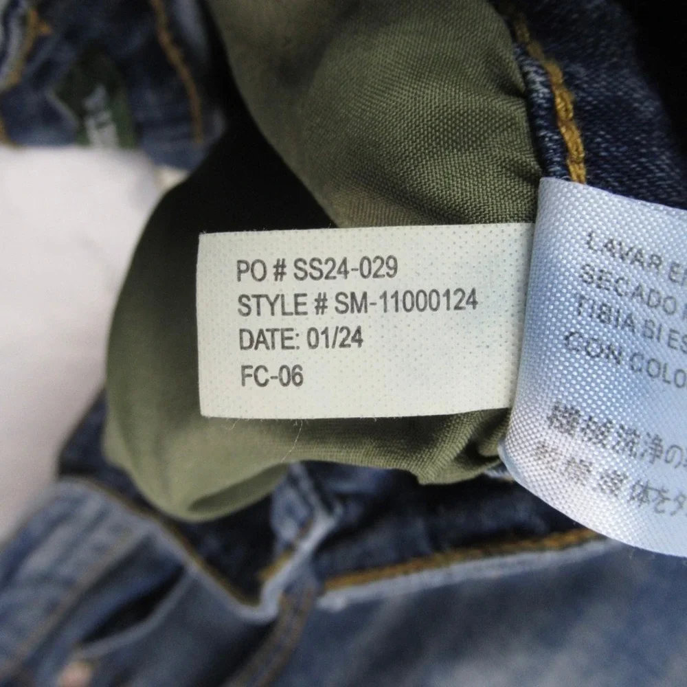 Smith & Mills Mens Stretch Denim Jeans Medium Wash Size 36 Classic Fit‎ Blue